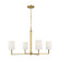 Danica Four Light Chandelier in Burnished Brass (454|TC1224BBS)