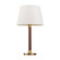Grayson One Light Table Lamp in Time Worn Brass (454|LT1231TWB)