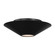 Echo LED Flush Mount and Sconce in Midnight Black (454|KF1121MBK)