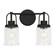 Anders Two Light Vanity in Midnight Black (454|GLV1072MBK)