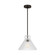 Liouet One Light Pendant in Midnight Black (454|DJP1221MBK)