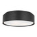 Dartmore Three Light Flush Mount in Midnight Black (454|DJF1063MBK)