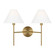Ridgewood Two Light Wall Sconce in Burnished Brass (454|CW1382BBS)