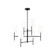 Key Six Light Chandelier in Midnight Black (454|BC1006MBK)