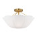 Stassi Two Light Semi Flush Mount in Burnished Brass (454|AF1212BBS)