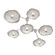 Cumulus LED Flush Mount in Beige Silver (404|SMB0099-HL-BS-00-L3-CG)