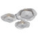 Cumulus LED Flush Mount in Classic Silver (404|SMB0099-H3-CS-00-L3-MI)