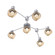 Luna LED Wall / Ceiling Mount in Classic Silver (404|SMB0095-HL-CS-FB-L1)