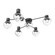 Luna LED Wall / Ceiling Mount in Graphite (404|SMB0095-H6-GP-ZC-L3)