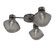 Mesa LED Wall / Ceiling Mount in Graphite (404|SMB0089-H3-GP-S-L1)