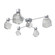 Gem LED Wall / Ceiling Mount in Classic Silver (404|SMB0039-H6-CS-S-L1)