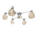 Gem LED Wall / Ceiling Mount in Classic Silver (404|SMB0039-H6-CS-B-L3)