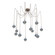 Cabochon LED Pendant in Burnished Bronze (404|SCB0093-12-BB-S-C01-L3-BU)