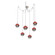 Cabochon LED Pendant in Beige Silver (404|SCB0093-06-BS-S-C01-L3-RE)