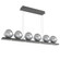 Cabochon LED Linear Suspension in Matte Black (404|PLB0093-0B-MB-S-CA1-L3-CS)