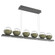 Cabochon LED Linear Suspension in Matte Black (404|PLB0093-0B-MB-C-CA1-L1-GE)