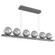 Cabochon LED Linear Suspension in Graphite (404|PLB0093-0B-GP-S-CA1-L3-CS)