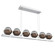 Cabochon LED Linear Suspension in Classic Silver (404|PLB0093-0B-CS-S-CA1-L3-BB)