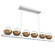 Cabochon LED Linear Suspension in Classic Silver (404|PLB0093-0B-CS-C-CA1-L1-NB)