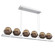 Cabochon LED Linear Suspension in Classic Silver (404|PLB0093-0B-CS-B-CA1-L3-BB)