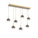 Cabochon LED Pendant in Gilded Brass (404|PLB0093-07-GB-C-C01-L1-BB)