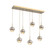 Cabochon LED Pendant in Gilded Brass (404|PLB0093-07-GB-A-C01-L1-BS)