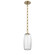 Vessel LED Pendant in Gilded Brass (404|LNB0091-01-GB-C-CH2-L3)
