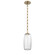 Vessel LED Pendant in Gilded Brass (404|LNB0091-01-GB-C-CH1-L3)