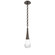 Raindrop LED Pendant in Flat Bronze (404|LNB0078-01-FB-C-CH2-L1)
