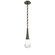 Raindrop LED Pendant in Flat Bronze (404|LNB0078-01-FB-C-CH1-L1)