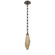 Rock Crystal LED Pendant in Flat Bronze (404|LNB0050-17-FB-CB-CH3-L1)