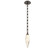 Rock Crystal LED Pendant in Flat Bronze (404|LNB0050-15-FB-CA-CH3-L1)