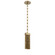 Parallel LED Pendant in Gilded Brass (404|LNB0042-01-GB-BG-CH3-L3)