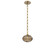 Coppa One Light Pendant in Gilded Brass (404|LNB0036-01-GB-OB-CH1-E2)