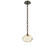 Coppa One Light Pendant in Flat Bronze (404|LNB0036-01-FB-OA-CH1-E2)