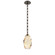 Ellisse One Light Pendant in Flat Bronze (404|LNB0035-01-FB-OA-CH3-E2)