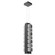 Tessera LED Pendant in Matte Black (404|LAB0100-24-MB-TW-CA1-L3-W02)