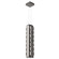 Tessera LED Pendant in Graphite (404|LAB0100-24-GP-TP-CA1-L3-W01)