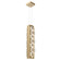 Tessera LED Pendant in Gilded Brass (404|LAB0100-24-GB-TE-CA1-L1-000)