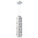 Tessera LED Pendant in Classic Silver (404|LAB0100-24-CS-TF-CA1-L3-W01)
