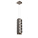 Tessera LED Pendant in Flat Bronze (404|LAB0100-18-FB-TO-CA1-L1-W02)