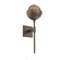Cabochon LED Wall Sconce in Flat Bronze (404|IDB0093-03-FB-B-L3-BB)