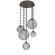 Gaia LED Pendant in Flat Bronze (404|CNB0092-05-FB-S-CH3-L1)