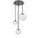 Gaia LED Pendant in Flat Bronze (404|CNB0092-03-FB-C-CH3-L1)