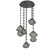 Mesa LED Pendant in Matte Black (404|CNB0089-05-MB-S-CH3-L3)