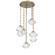 Mesa LED Pendant in Gilded Brass (404|CNB0089-05-GB-C-CH1-L1)