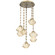 Mesa LED Pendant in Gilded Brass (404|CNB0089-05-GB-A-CH3-L1)