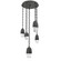 Pebble LED Pendant in Matte Black (404|CNB0079-05-MB-PC-CH1-L3)