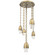 Pebble LED Pendant in Gilded Brass (404|CNB0079-05-GB-PC-CH2-L3)