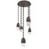 Pebble LED Pendant in Flat Bronze (404|CNB0079-05-FB-PC-CH3-L1)